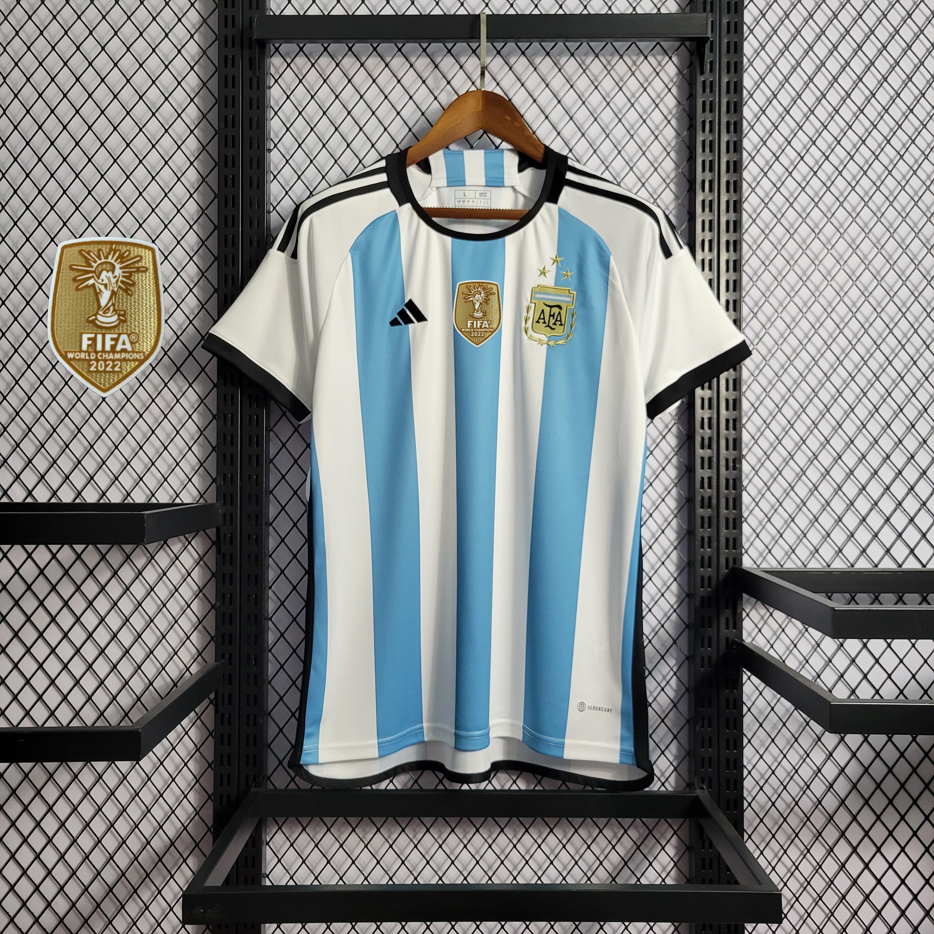 Camisa 01 SOMENTE PATCH CAMPEÃO 3 ESTRELAS FAN