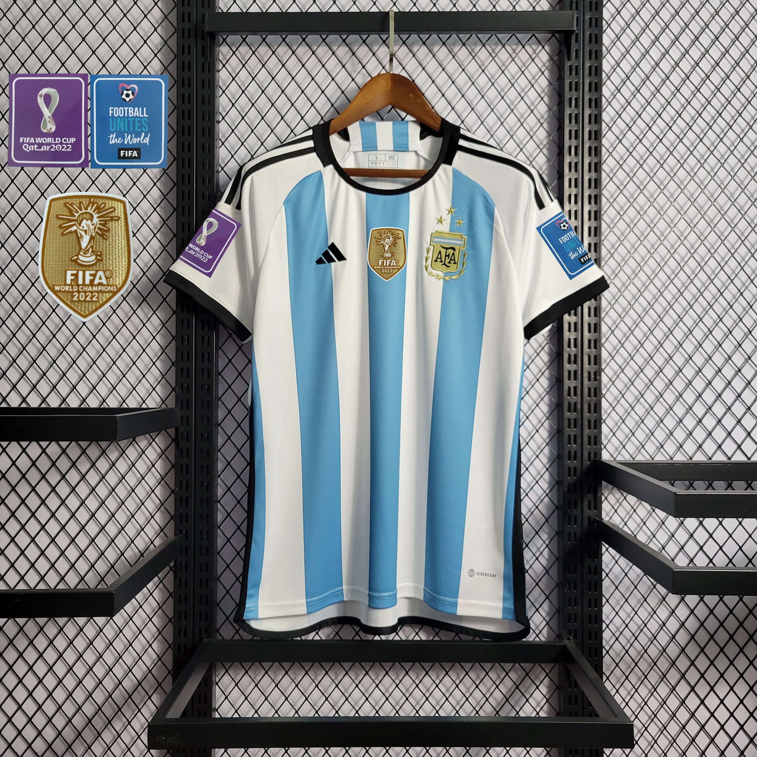 Camisa 01 TODOS OS PATCHS 3 ESTRELAS FAN
