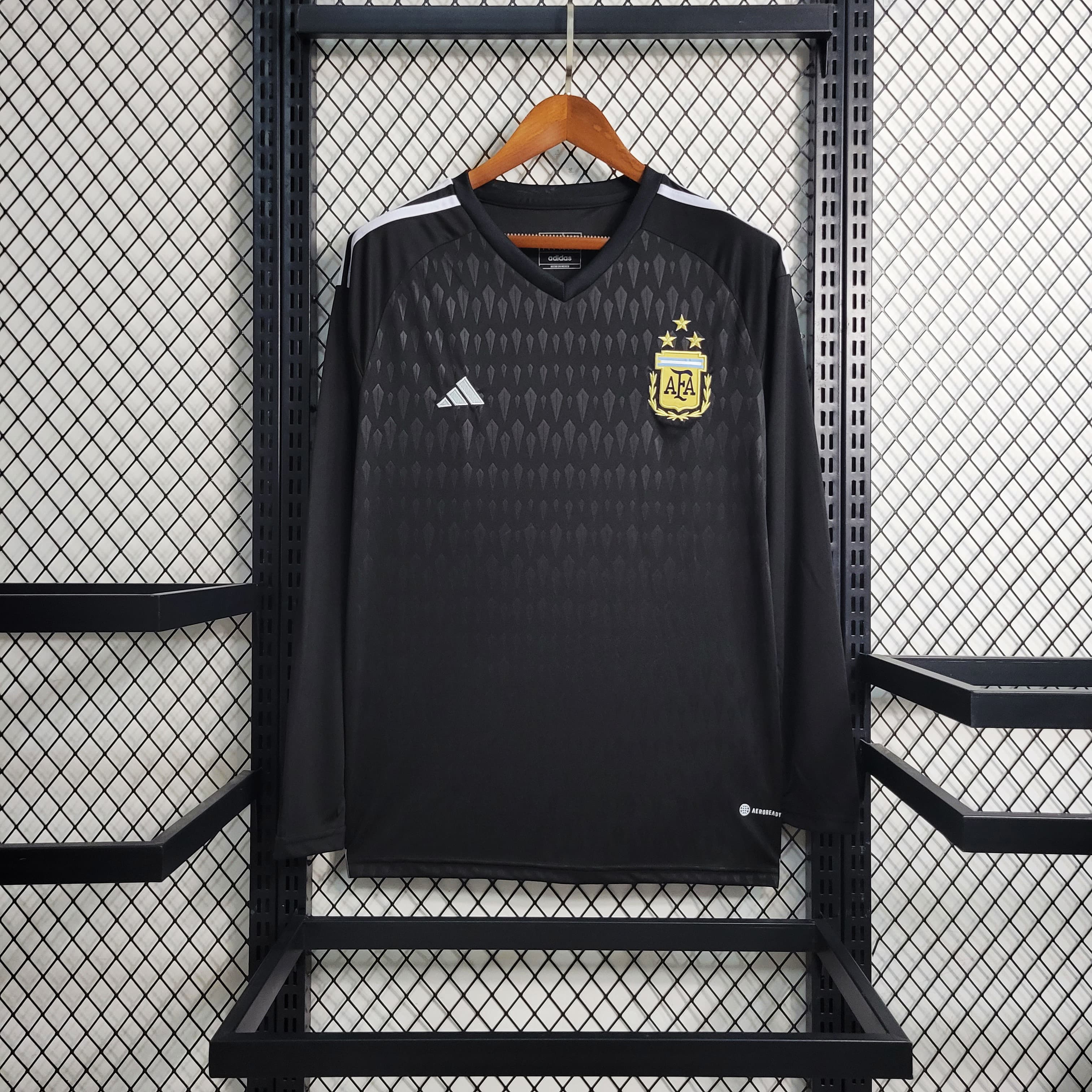 Camisa 23 24 Argentine Black Long Sleeve