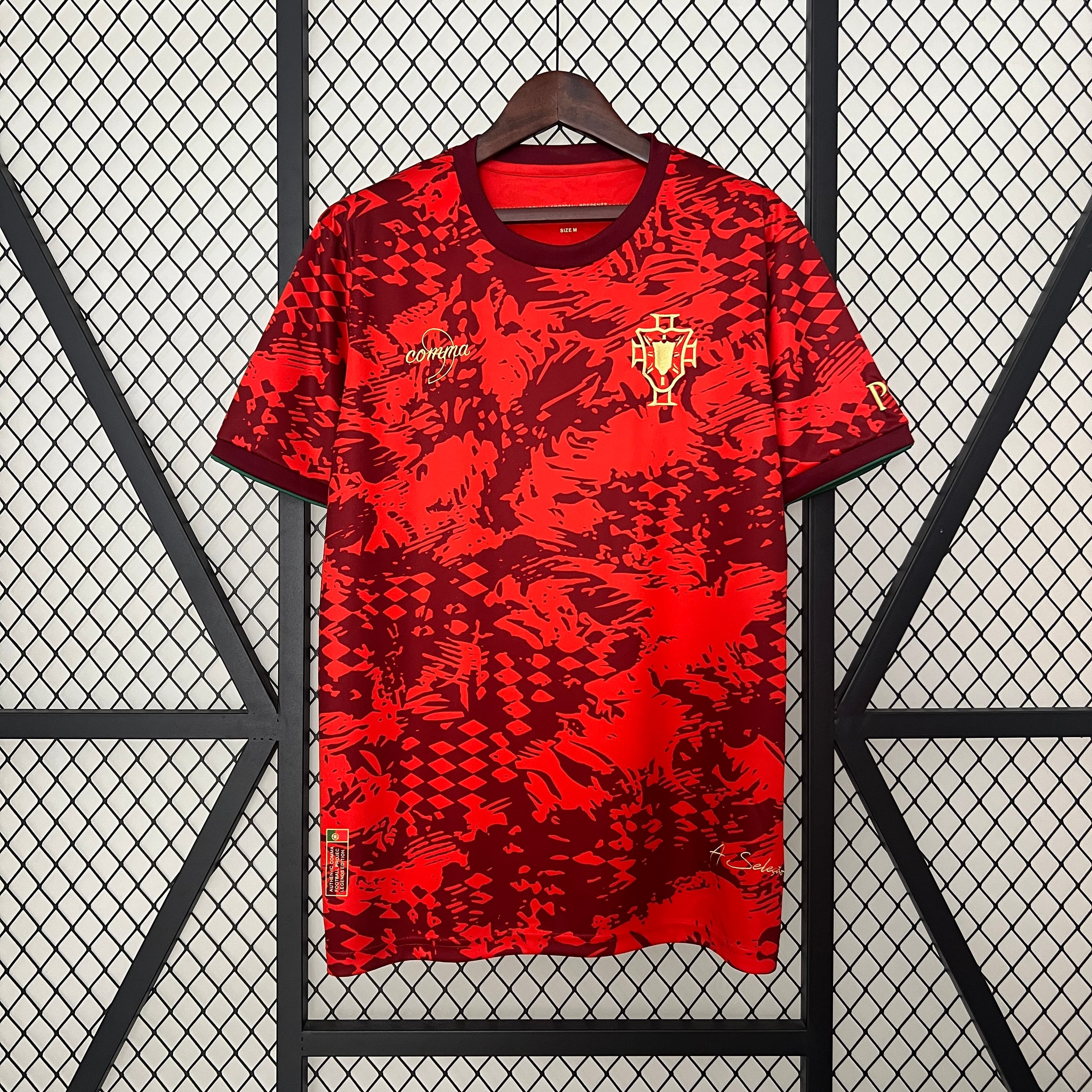 Camisa 2024 Portugal Training Wear Red